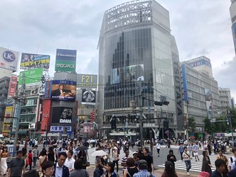 Shibuya affärsgata