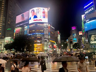 Shibuya nattregn