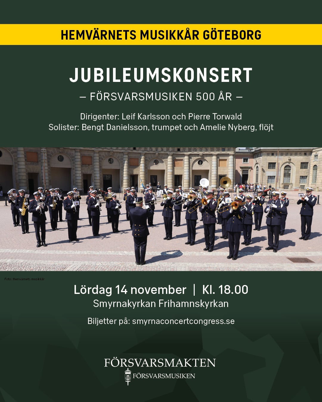 Försvarsmusiken 500 år - jubileumskonsert